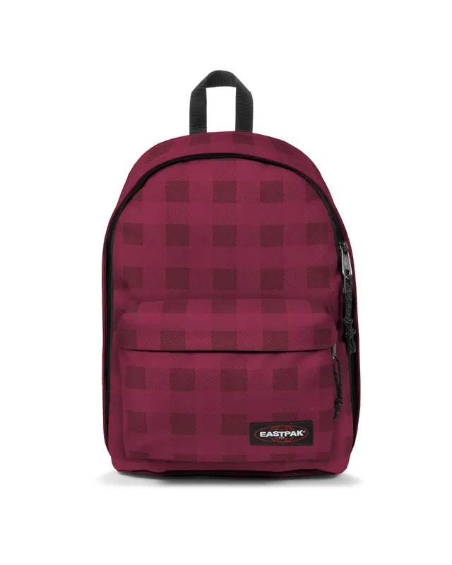 eastpak-out-of-office-sac-dos-checker-burgundy-housse-pc image 1