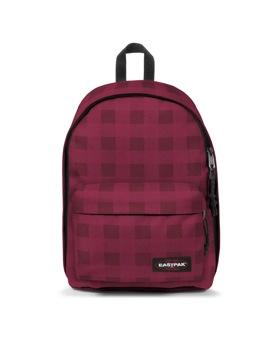 eastpak-out-of-office-sac-dos-checker-burgundy-housse-pc image 1