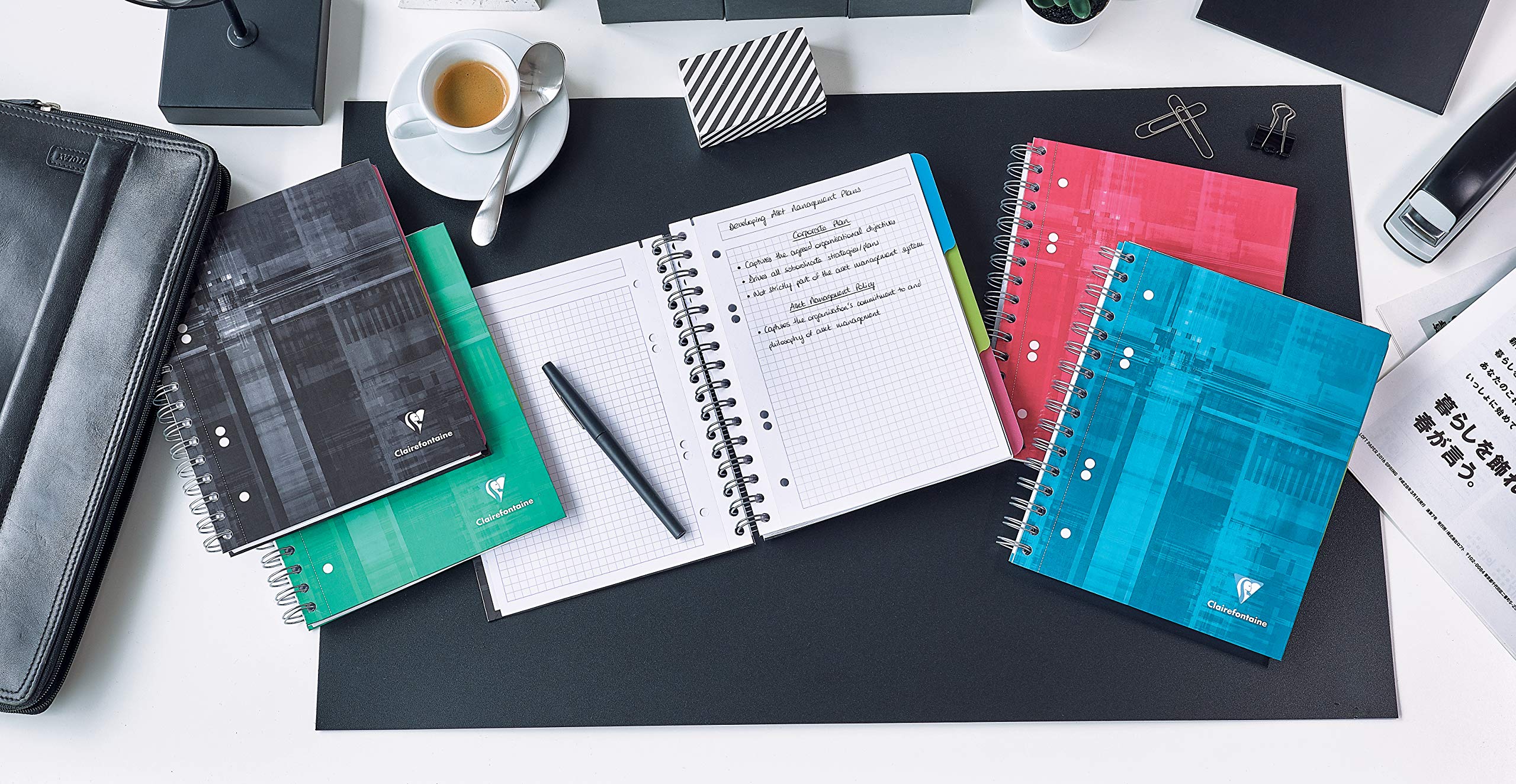 clairefontaine-back-to-basics-8272c-cahier-spirale-a5-petits-carreaux image 7