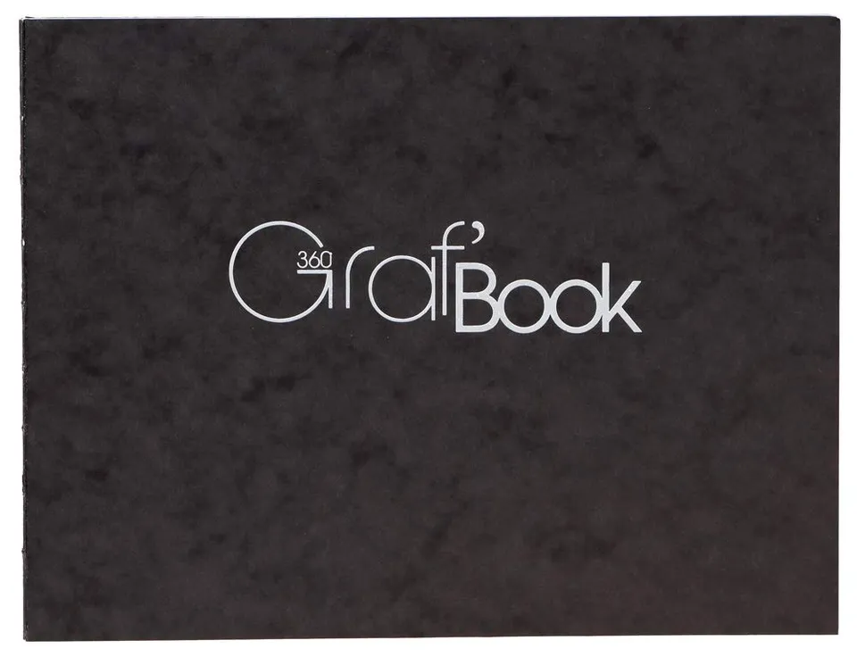 clairefontaine-graf-book-360-carnet-dessin-19x25cm-100g image 1