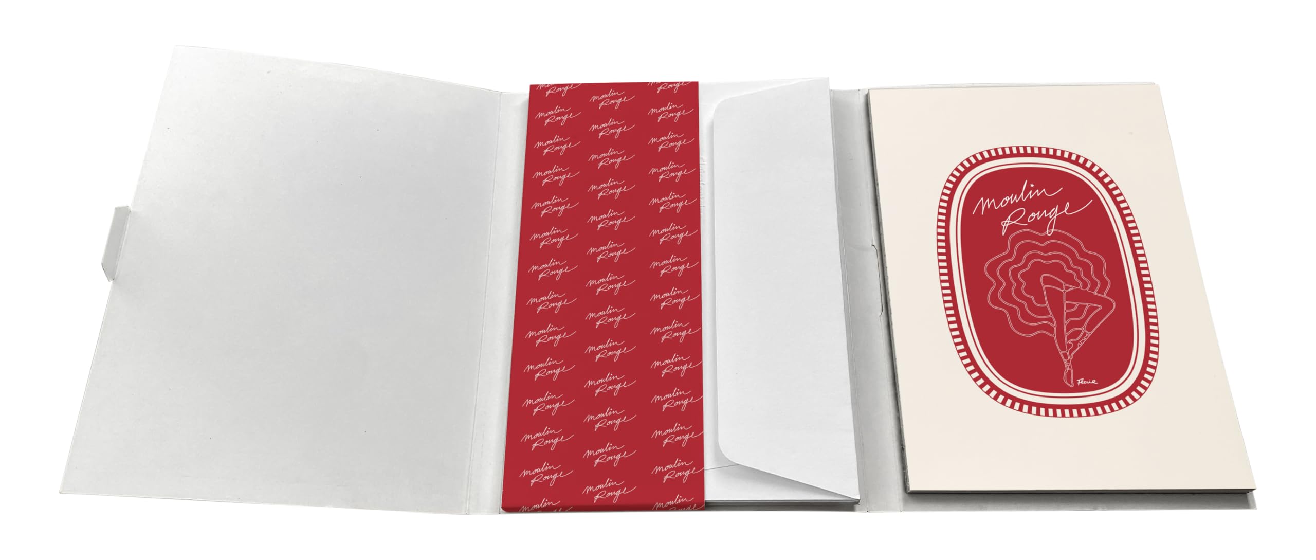 clairefontaine-pollen-set-8-cartes-moulin-rouge-enveloppes-c6 image 2