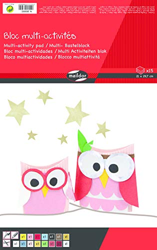 clairefontaine-1951-bloc-multi-activit-s-a4-15-feuilles-assorties image 3