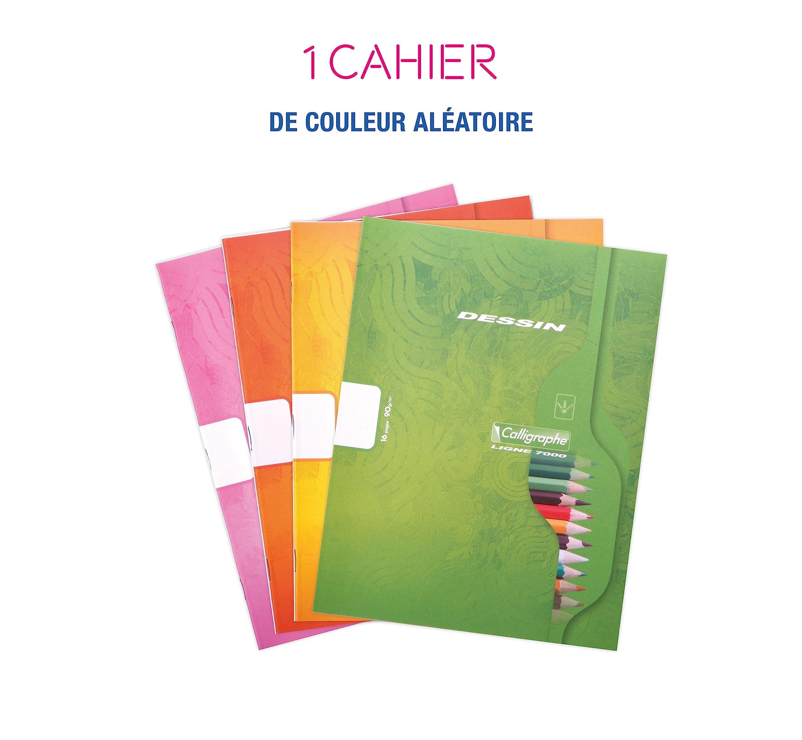 calligraphe-551c-cahier-dessin-17x22-cm-16p-uni-blanc-90g image 2