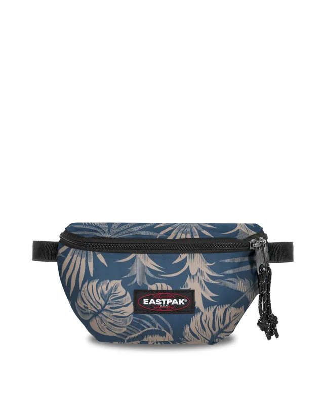eastpak-springer-sac-banane-petit-brize-blue-beige-motif image 1