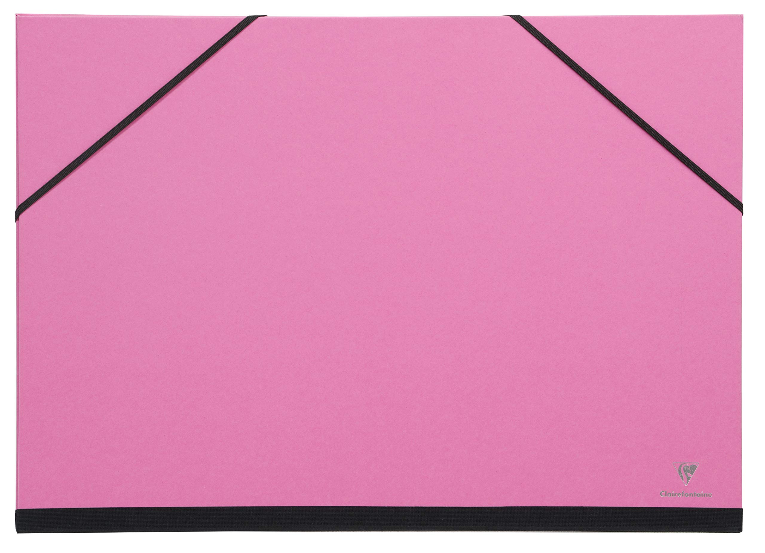 clairefontaine-144806c-carton-dessin-28x38-fuchsia-lastiques image 1