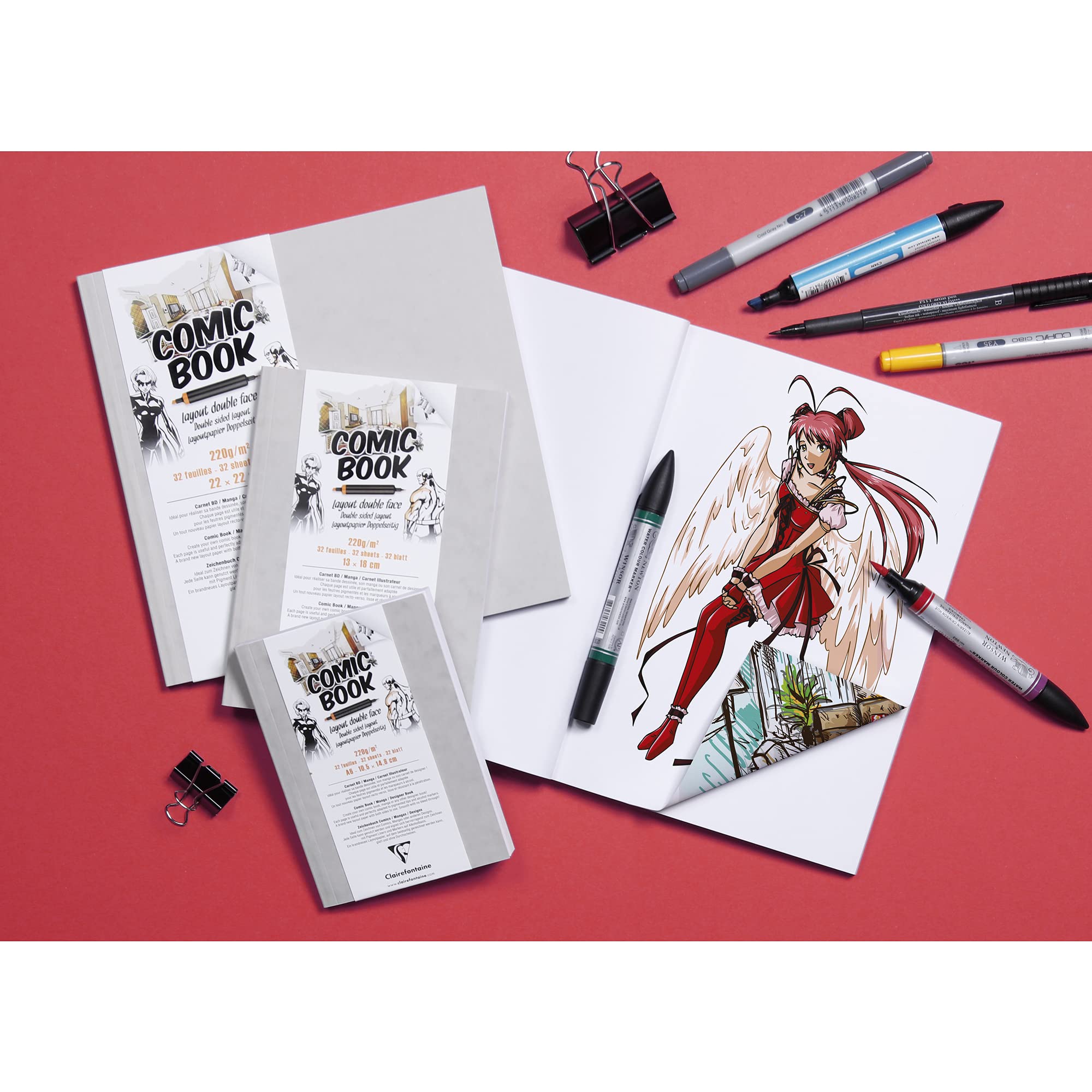 clairefontaine-painton-975198c-carnet-layout-22x22-cm-220g-32-feuilles image 2