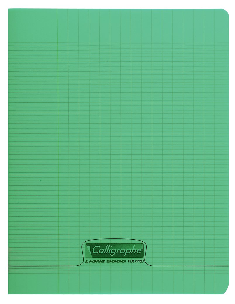 calligraphe-cahier-agraf-rouge-24x32-96p-grands-carreaux image 6