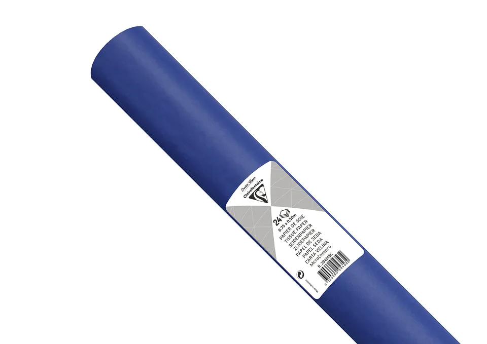clairefontaine-tulip-papier-de-soie-bleu-france-50x75cm-24-feuilles image 1