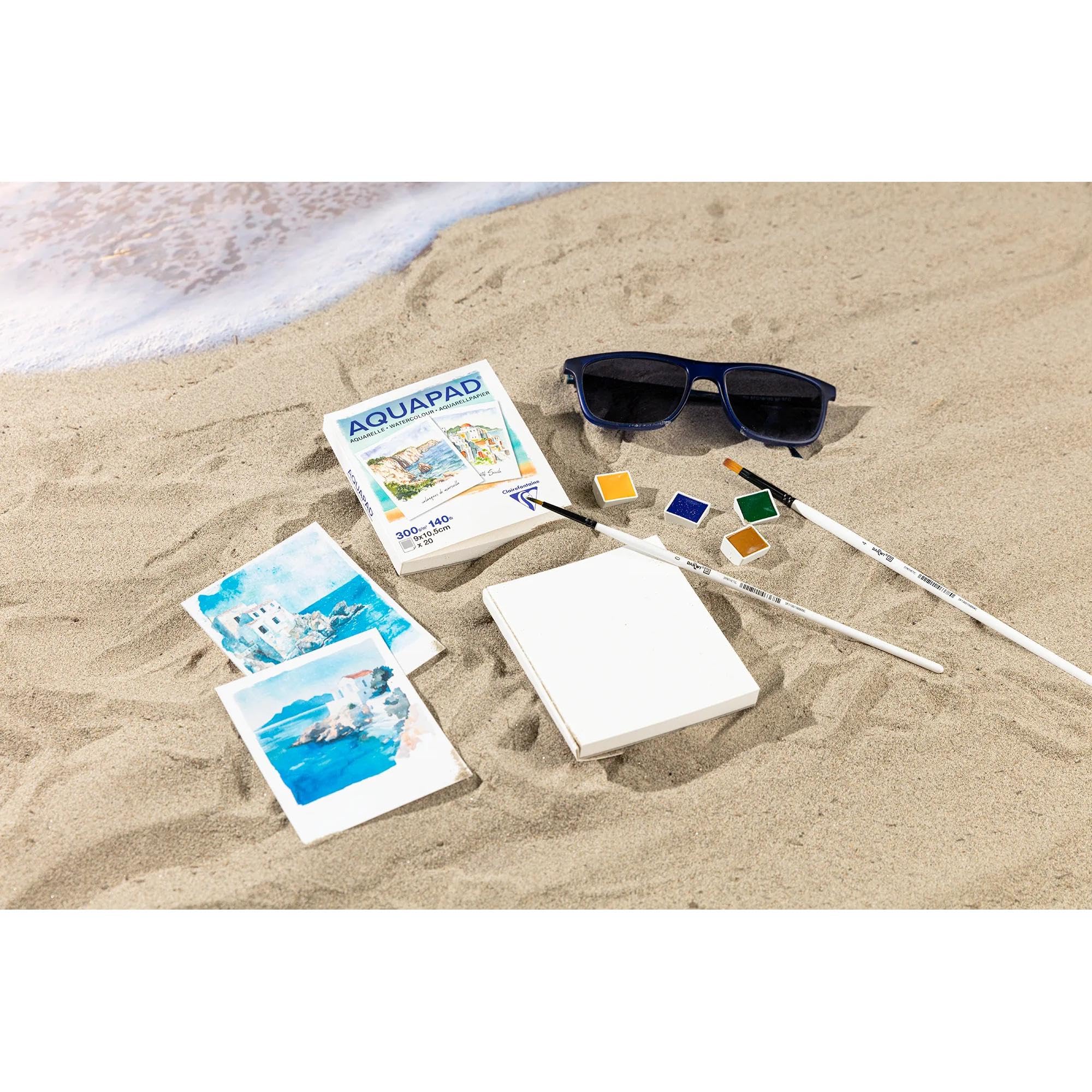 clairefontaine-painton-mini-bloc-aquapad-20-feuilles-9x10-5cm-300g image 7