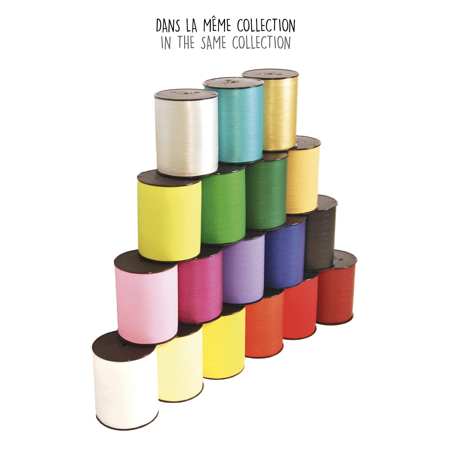 clairefontaine-ruban-bolduc-blanc-250m-x-10mm-mat-cadeau image 4