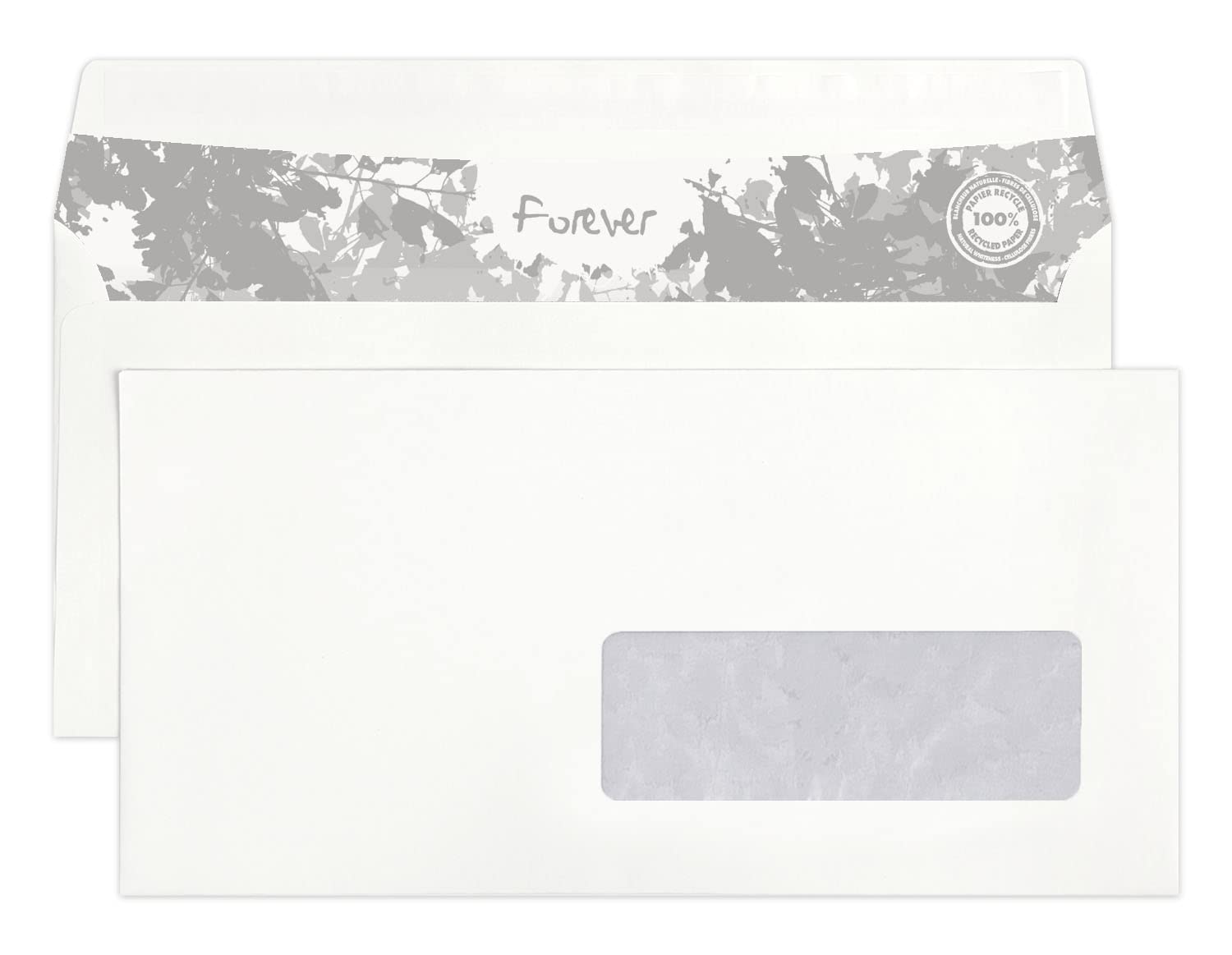 clairefontaine-forever-610615c-enveloppes-dl-recycl-es-500 image 1