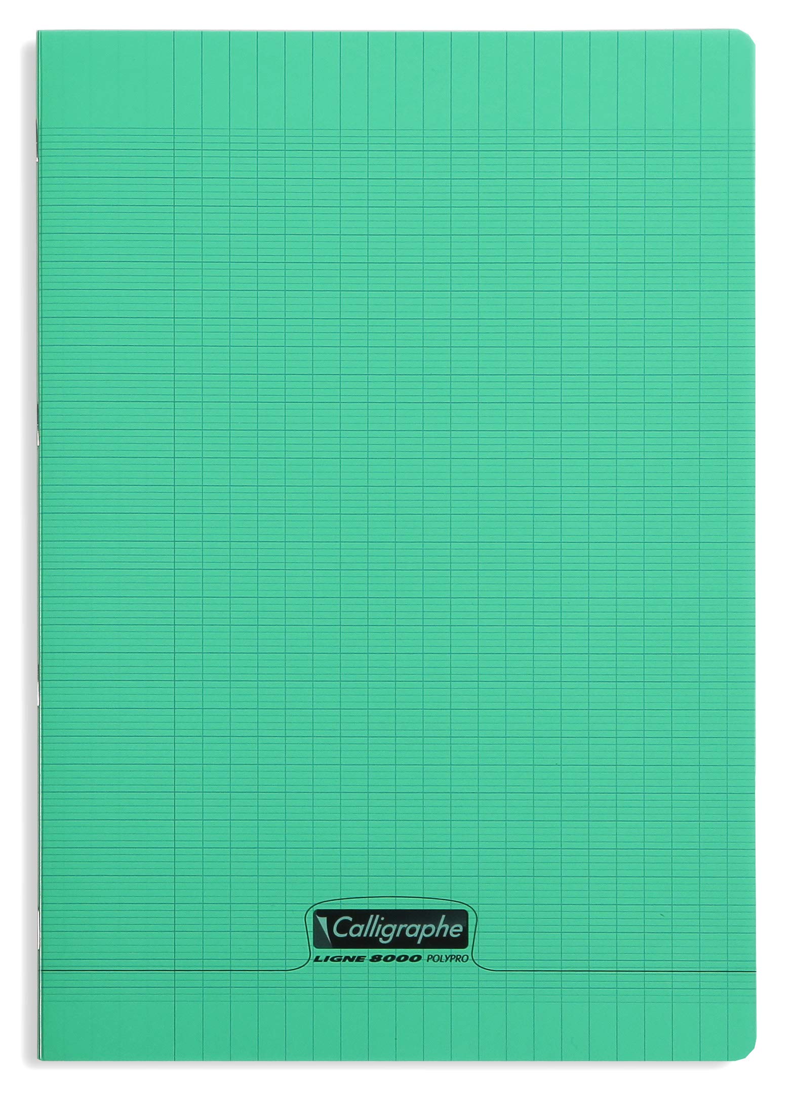 calligraphe-cahier-a4-grands-carreaux-96-pages-vert-90g image 1