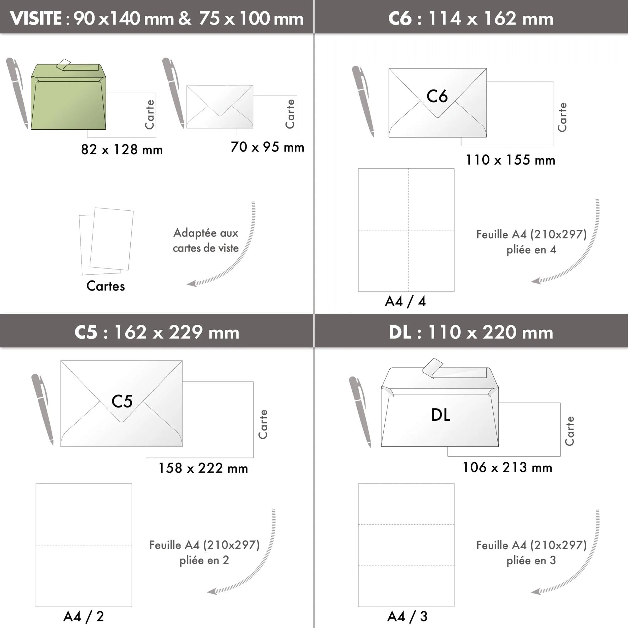 clairefontaine-pollen-55721c-enveloppes-9x14-bleu-lavande-x20-120g image 4