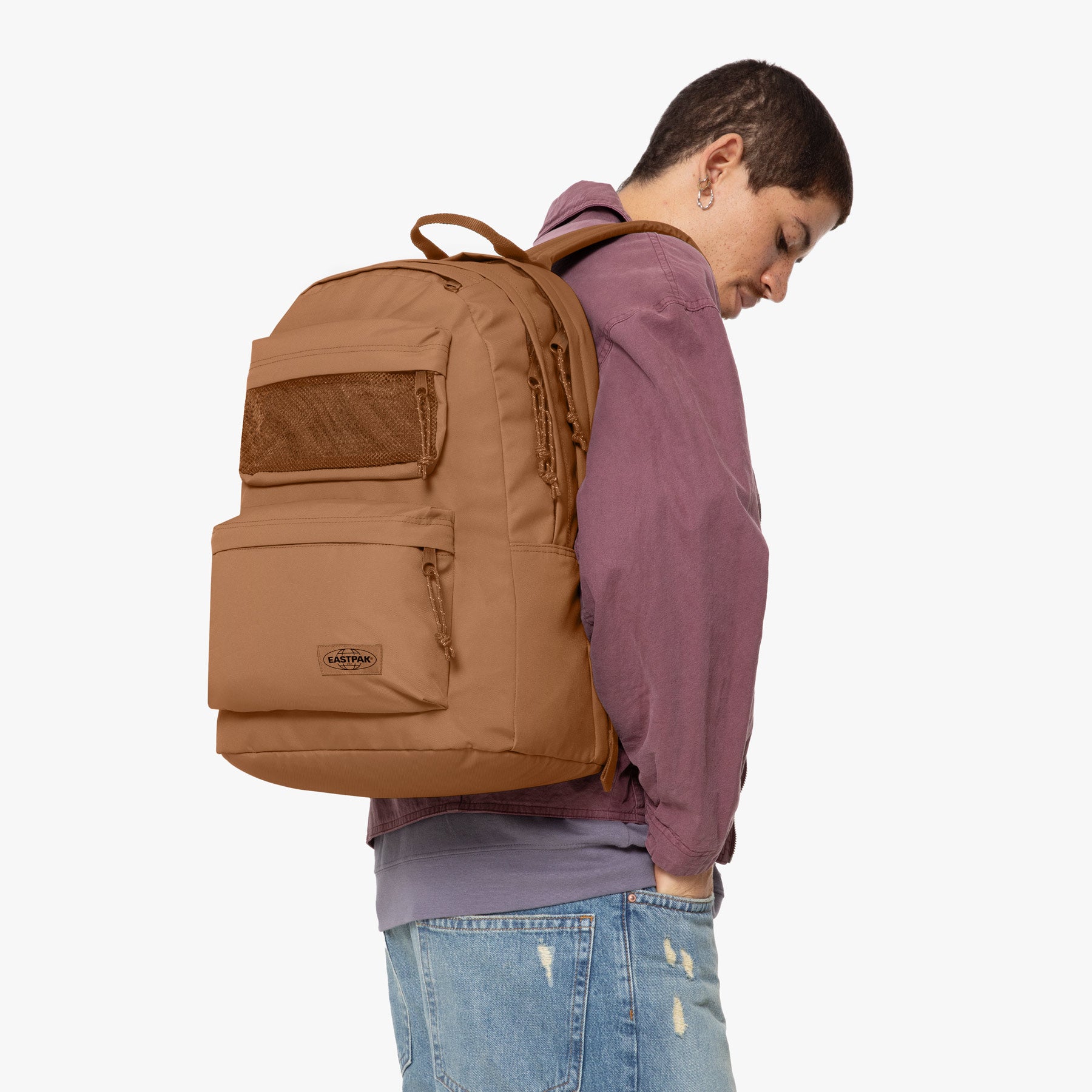 eastpak-dbl-office-sac-dos-ginger-brown-moyen-17-pouces image 5