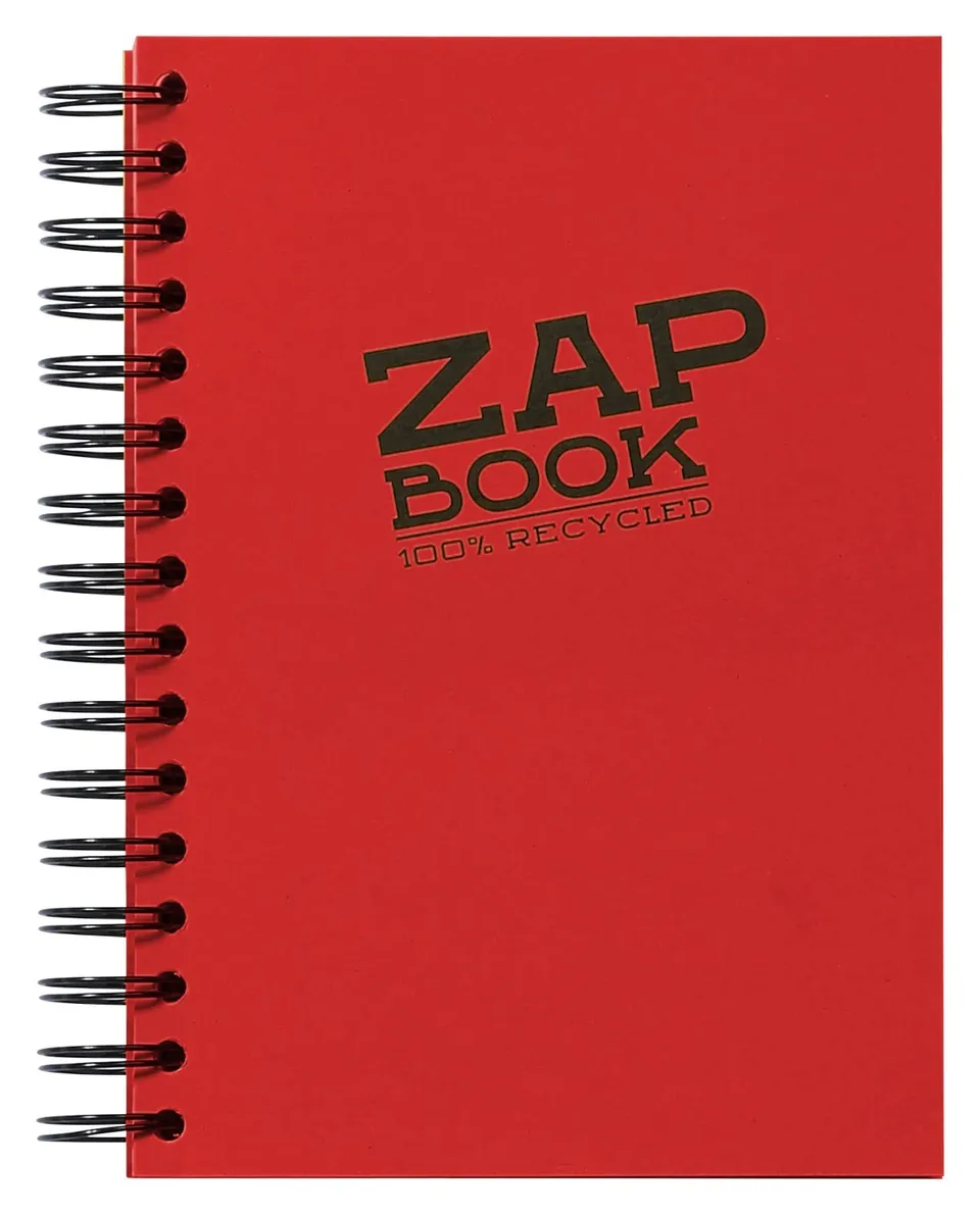 clairefontaine-zap-book-carnet-spirale-a5-80g-couleur-al-atoire image 1