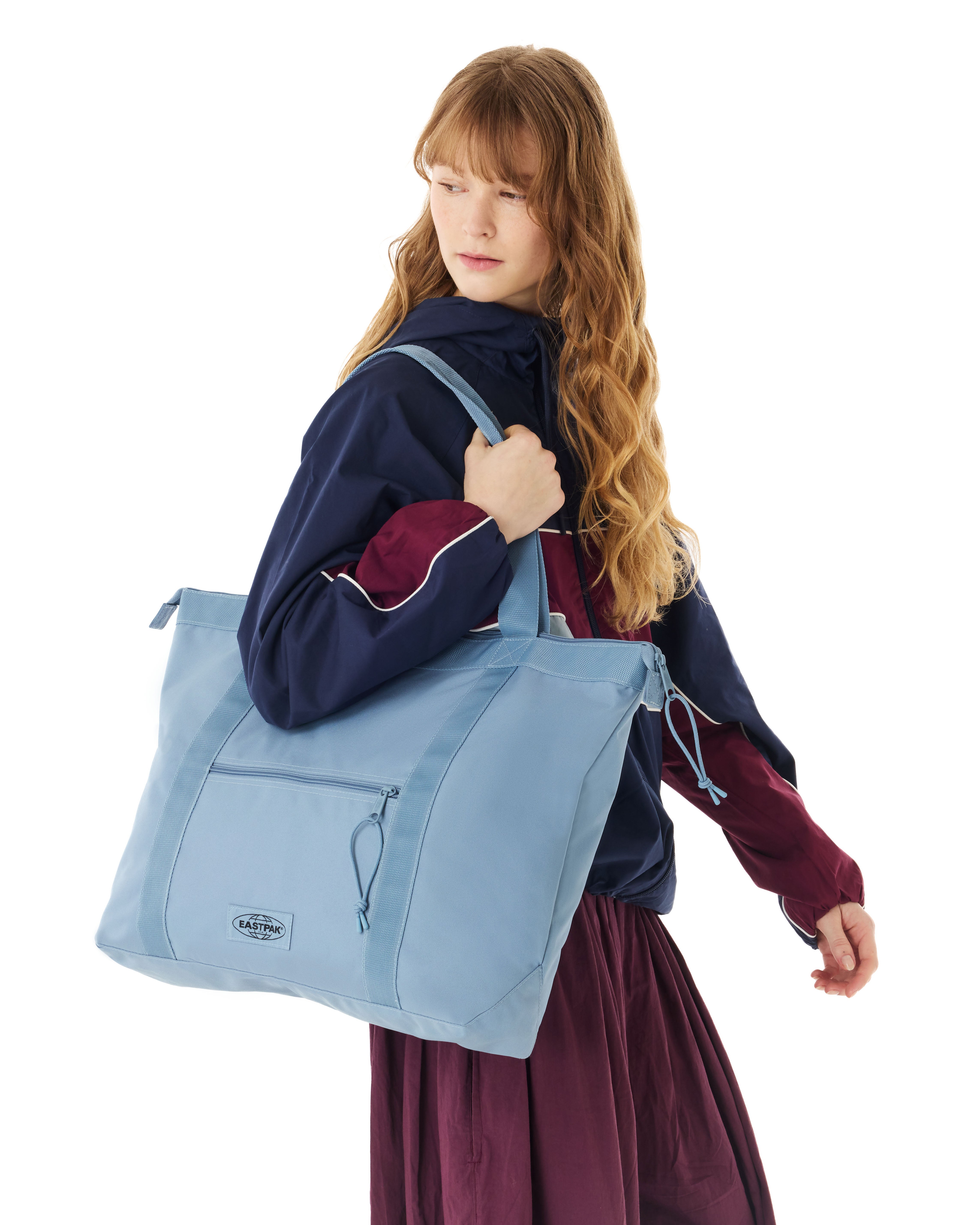 eastpak-travel-tote-sac-paule-monotone-blue-grand-16-pouces image 2