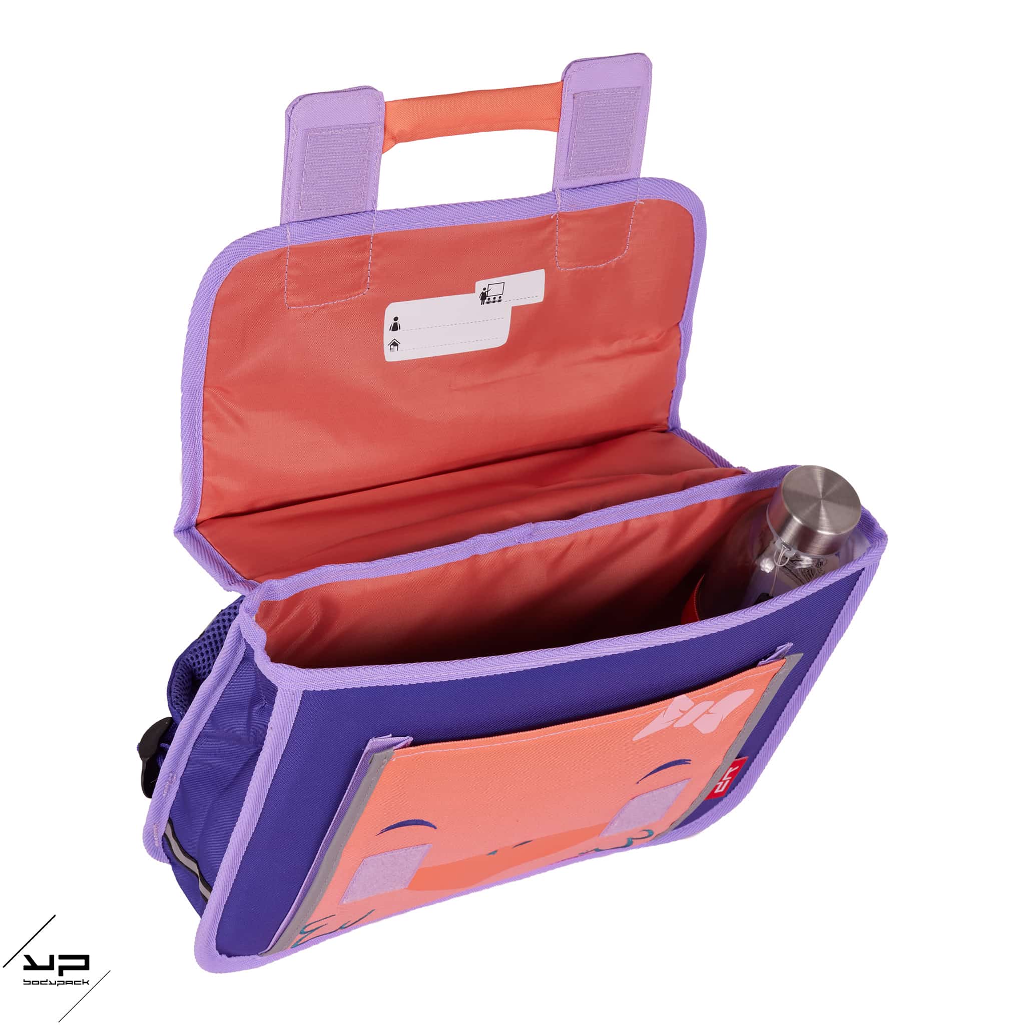 bodypack-maternelle-cartable-32-cm-recycl-paon-violet-fille image 4