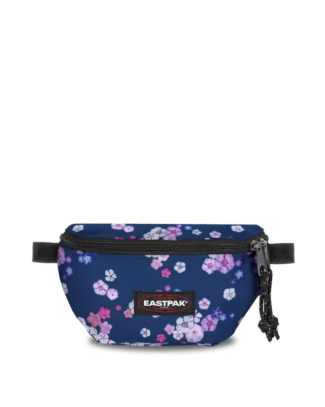 eastpak-springer-sac-banane-floral-bloom-navy-fleuri-petit image 1