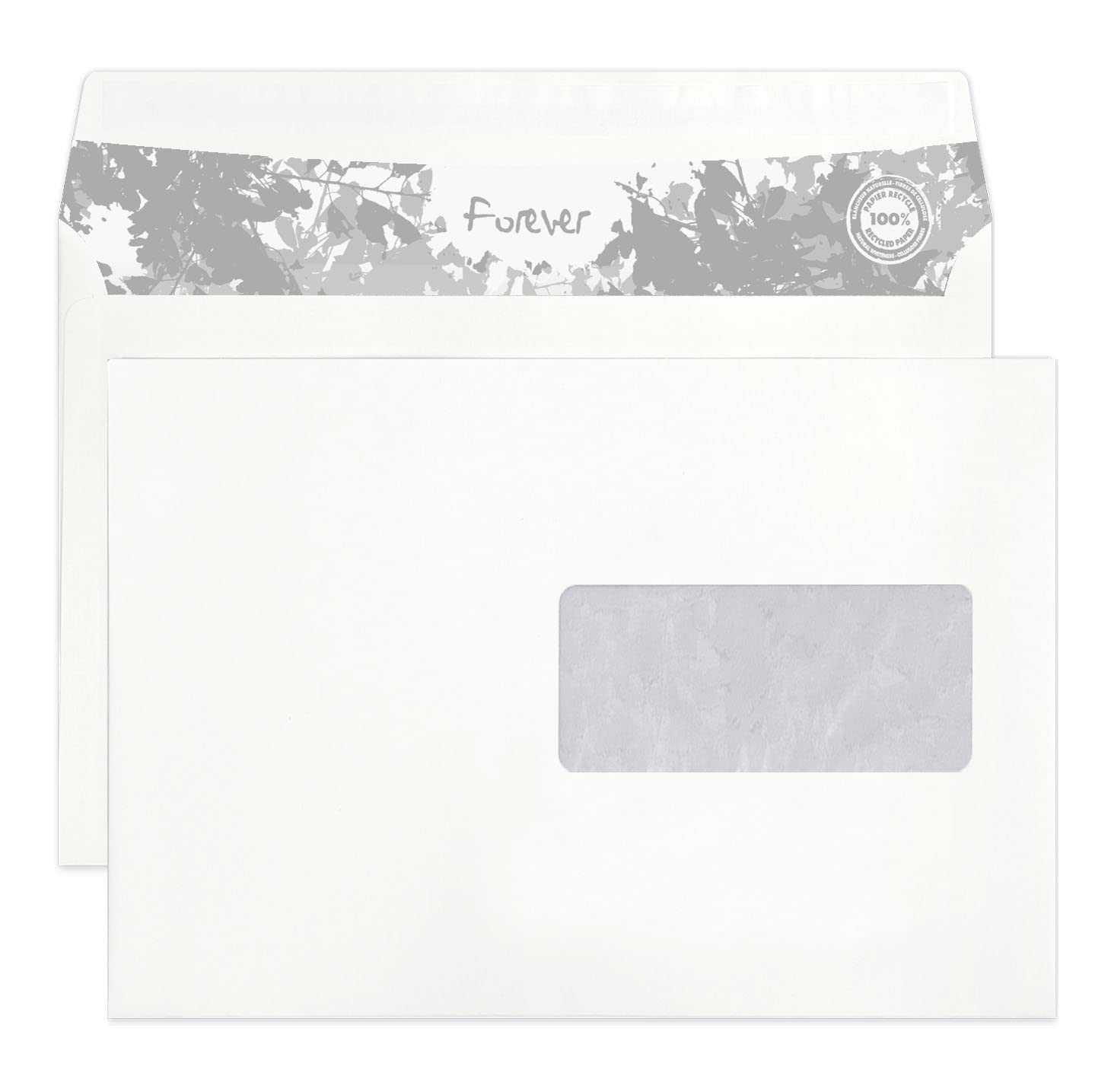 clairefontaine-forever-enveloppes-c5-fen-tre-recycl-bo-te-500 image 1
