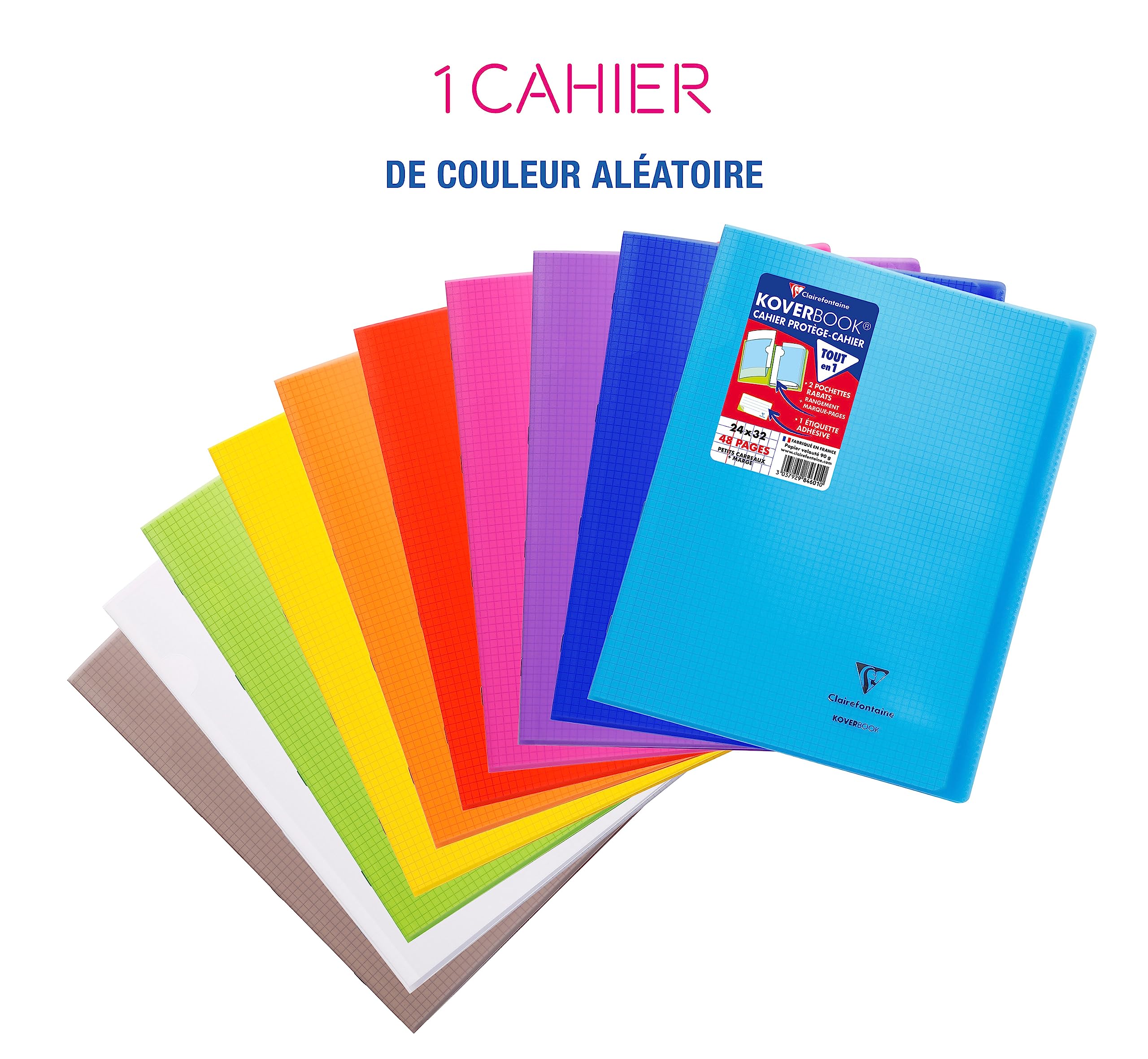 clairefontaine-koverbook-cahier-24x32-petits-carreaux-48-pages-polypro image 2