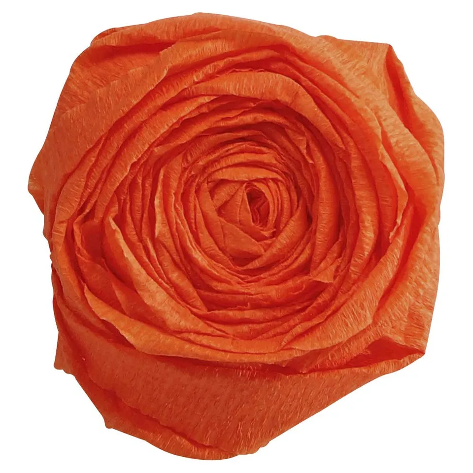 clairefontaine-pack-10-feuilles-papier-cr-pon-orange-2x0-50m image 1