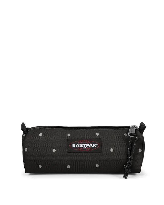 eastpak-benchmark-single-trousse-dots-black-silver-pois image 1