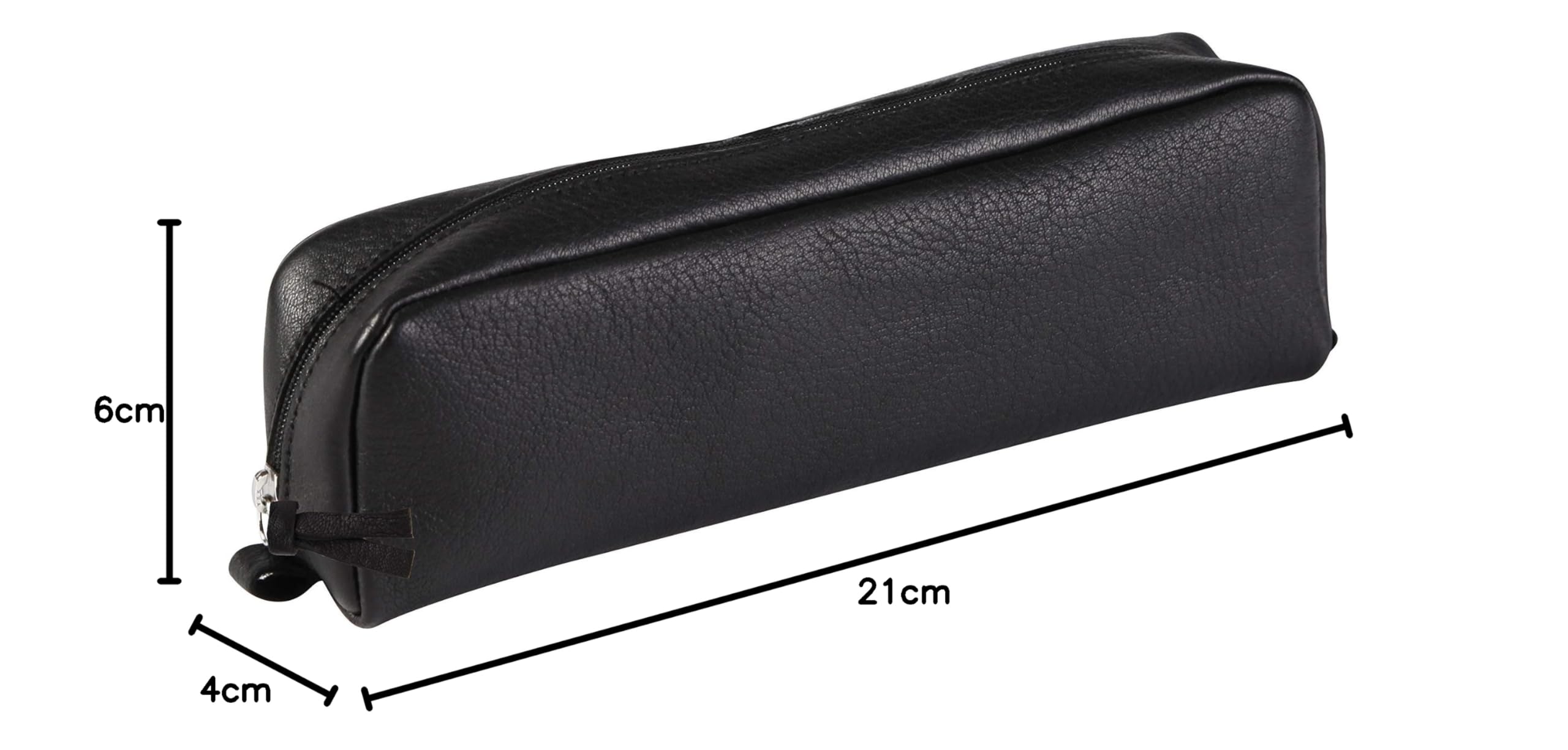 clairefontaine-age-bag-8326c-trousse-cuir-noir-21cm-cole image 4