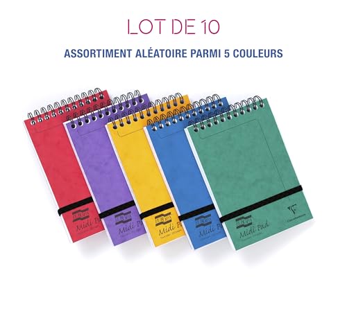 clairefontaine-europa-4935z-bloc-spiral-lign-lot-10-poche image 7