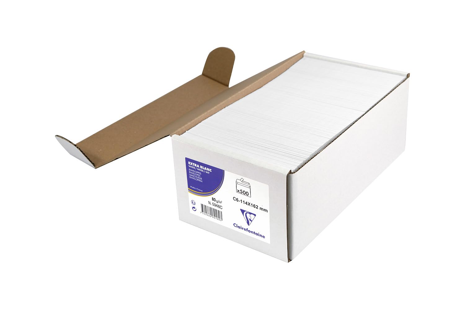 clairefontaine-triomphe-5946c-enveloppe-blanche-c6-bo-te-500 image 3