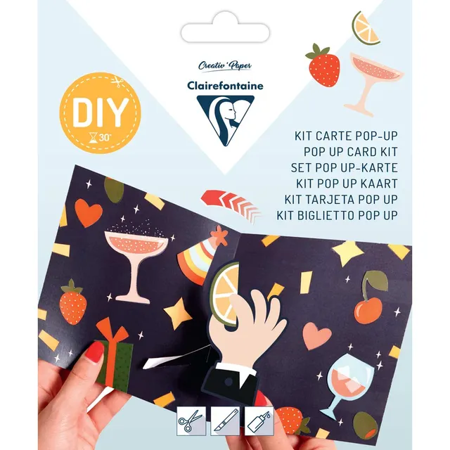 clairefontaine-pollen-kit-pop-up-carte-ready-for-party-140-mm image 1