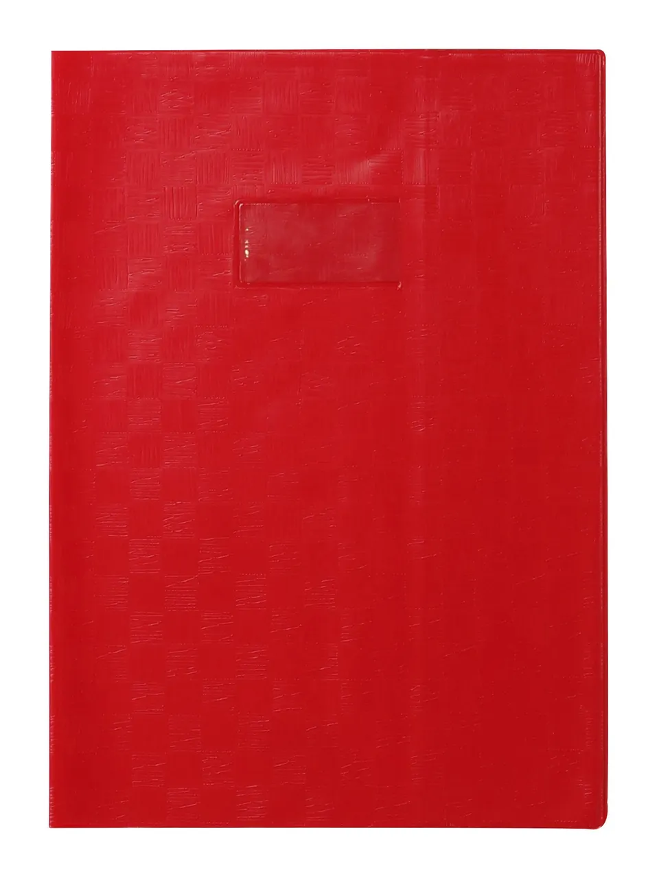 calligraphe-71203c-prot-ge-cahier-a4-rouge-grain-madras-pvc image 1