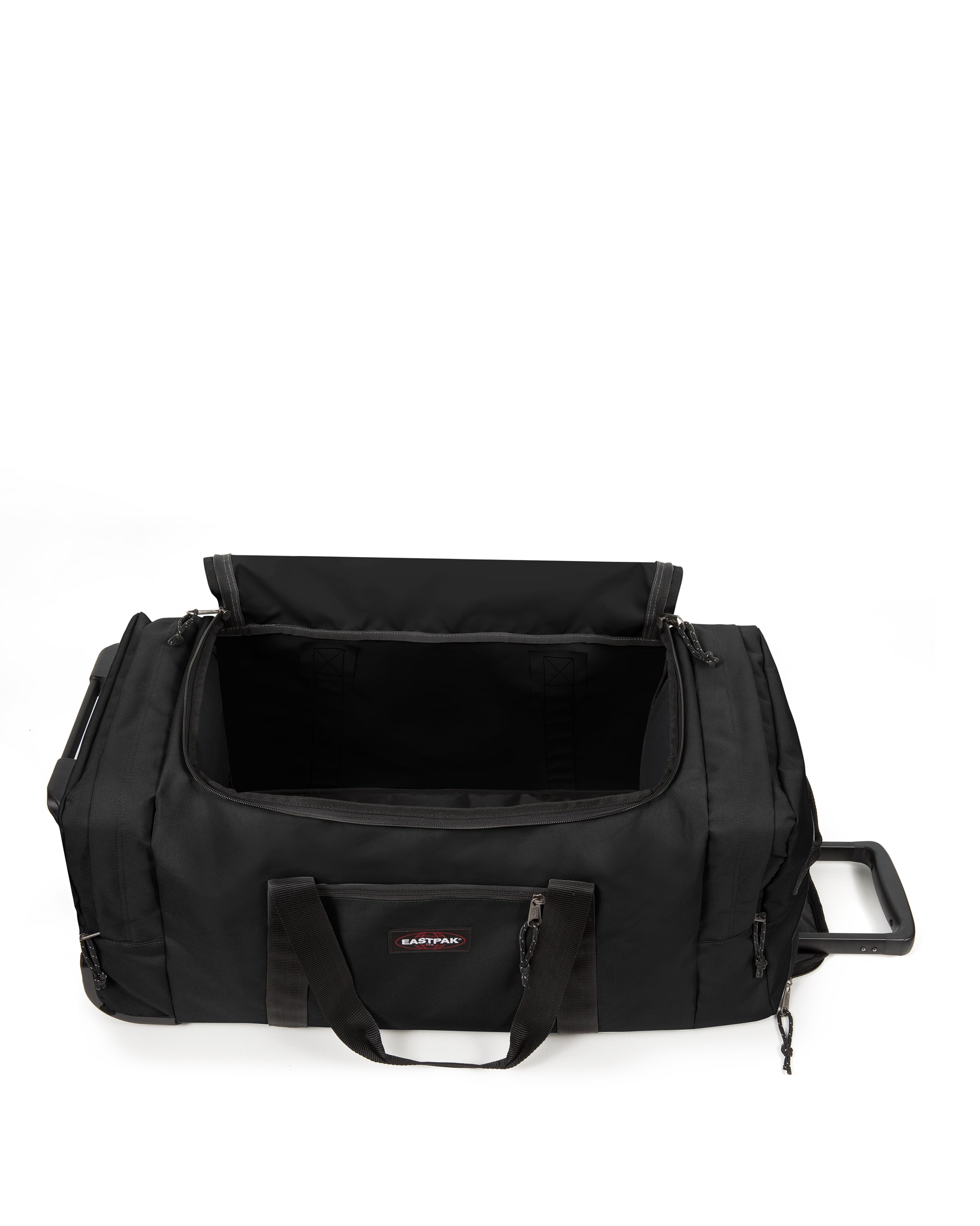 eastpak-leatherface-m-sac-voyage-black-roulettes image 2