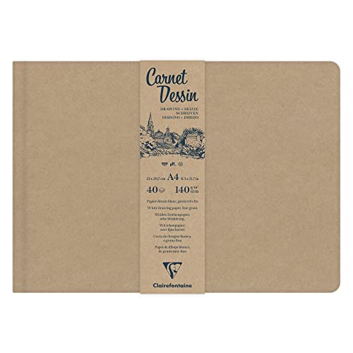 clairefontaine-painton-carnet-dessin-cousu-a5-140g-kraft image 7