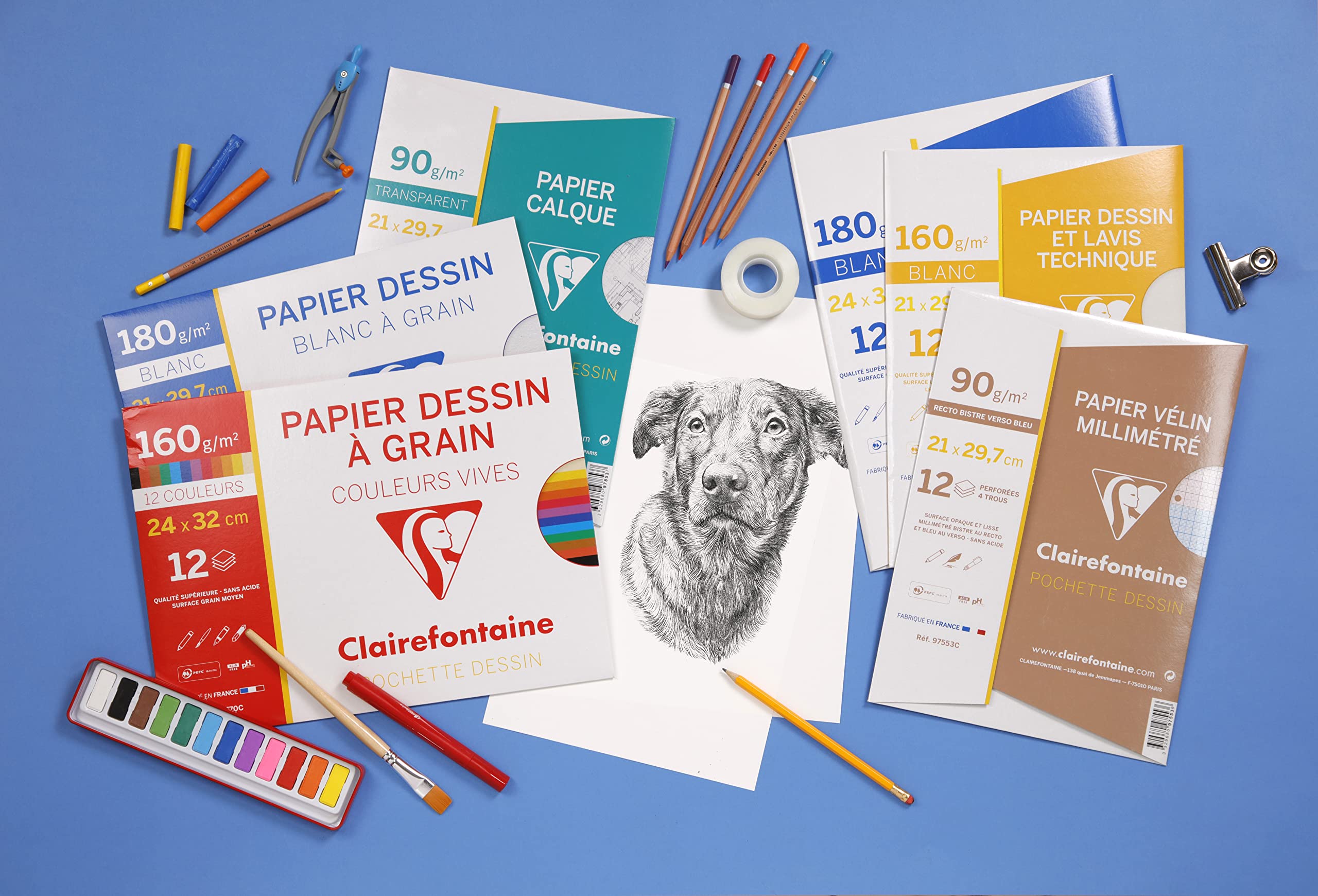 clairefontaine-papier-calque-a4-70g-pochette-12-feuilles image 6