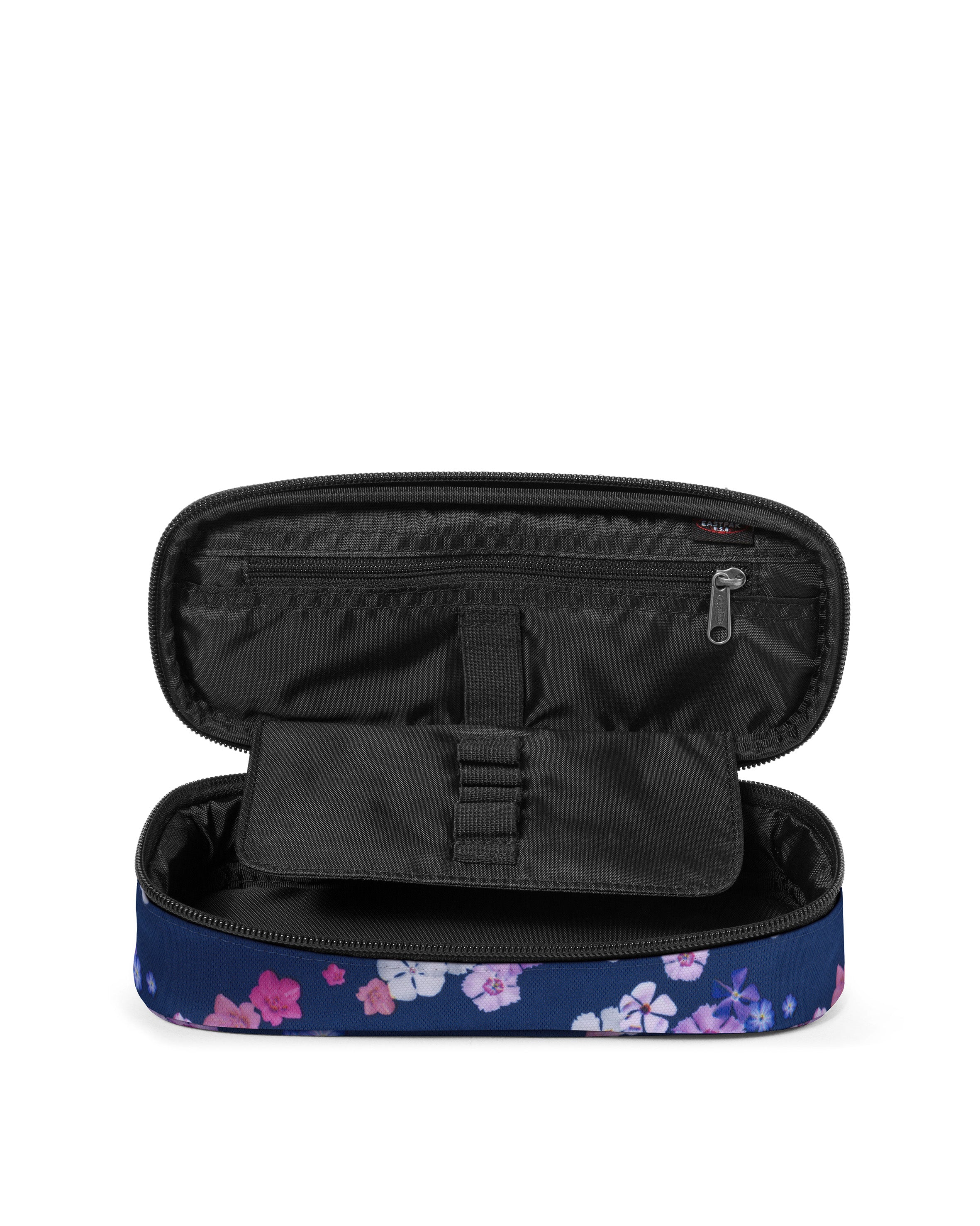eastpak-oval-single-trousse-floralbloomnavy-motif-fleurs image 2