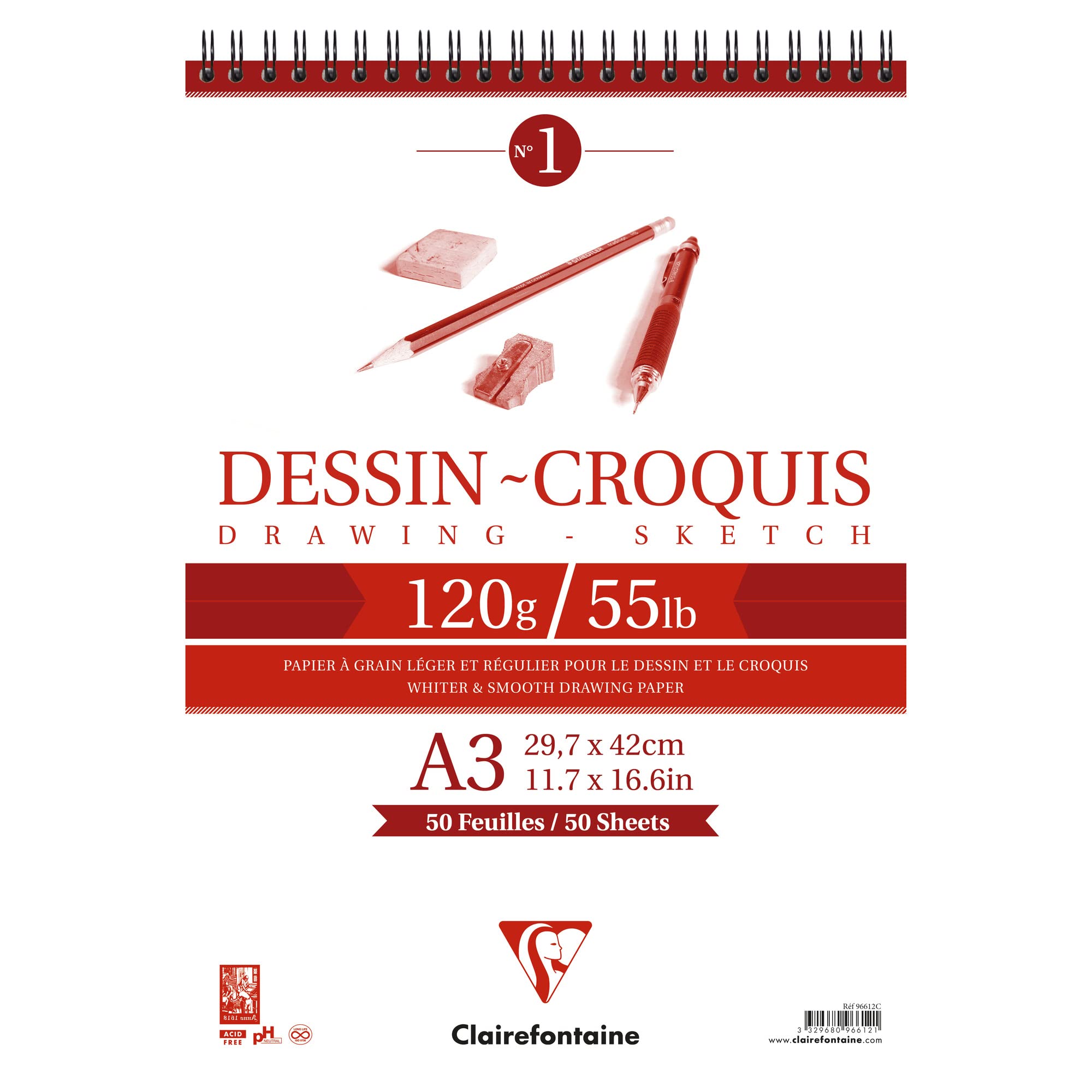 clairefontaine-painton-96614c-bloc-dessin-a4-120g-50-feuilles image 6