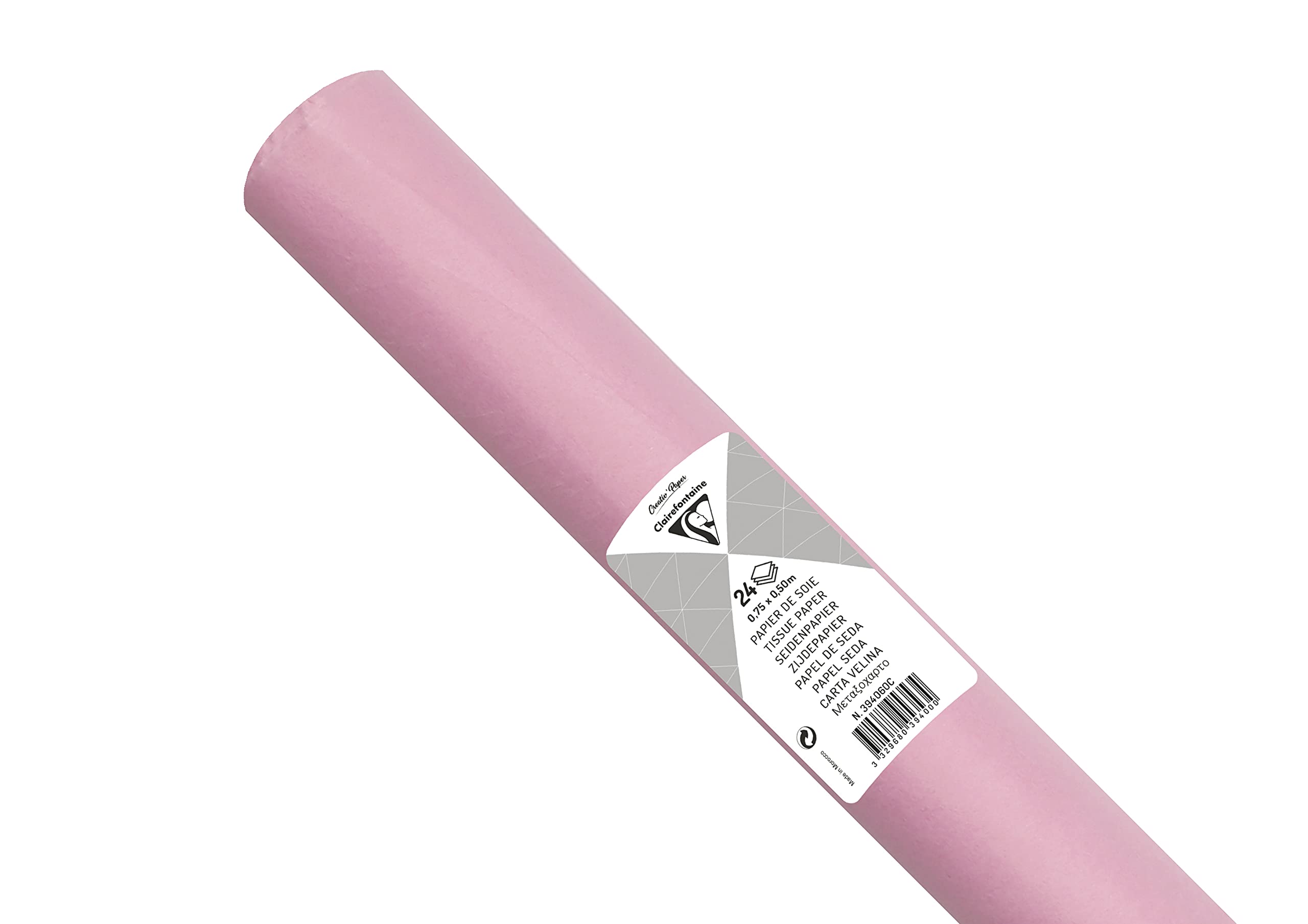 clairefontaine-tulip-394060c-papier-soie-rose-moyen-24-feuilles image 1