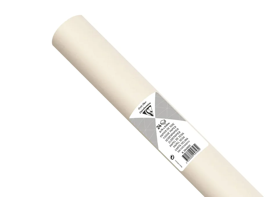 clairefontaine-tulip-papier-de-soie-50x75-24-feuilles-ivoire-18g image 1