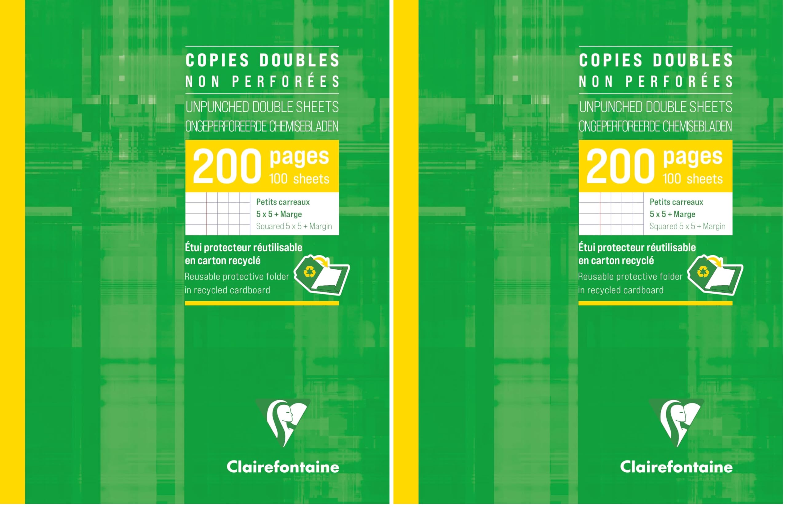 clairefontaine-copies-doubles-16-5x21-200-pages-petits-carreaux image 4