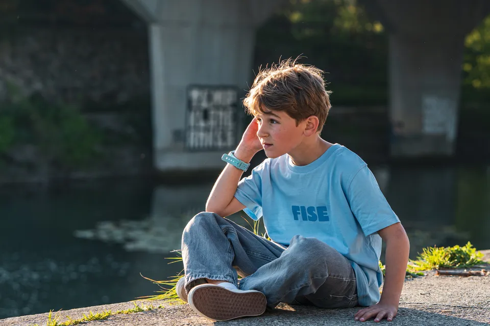 fise-welcome-bleu-t-shirt-enfant-logo-avant image 1