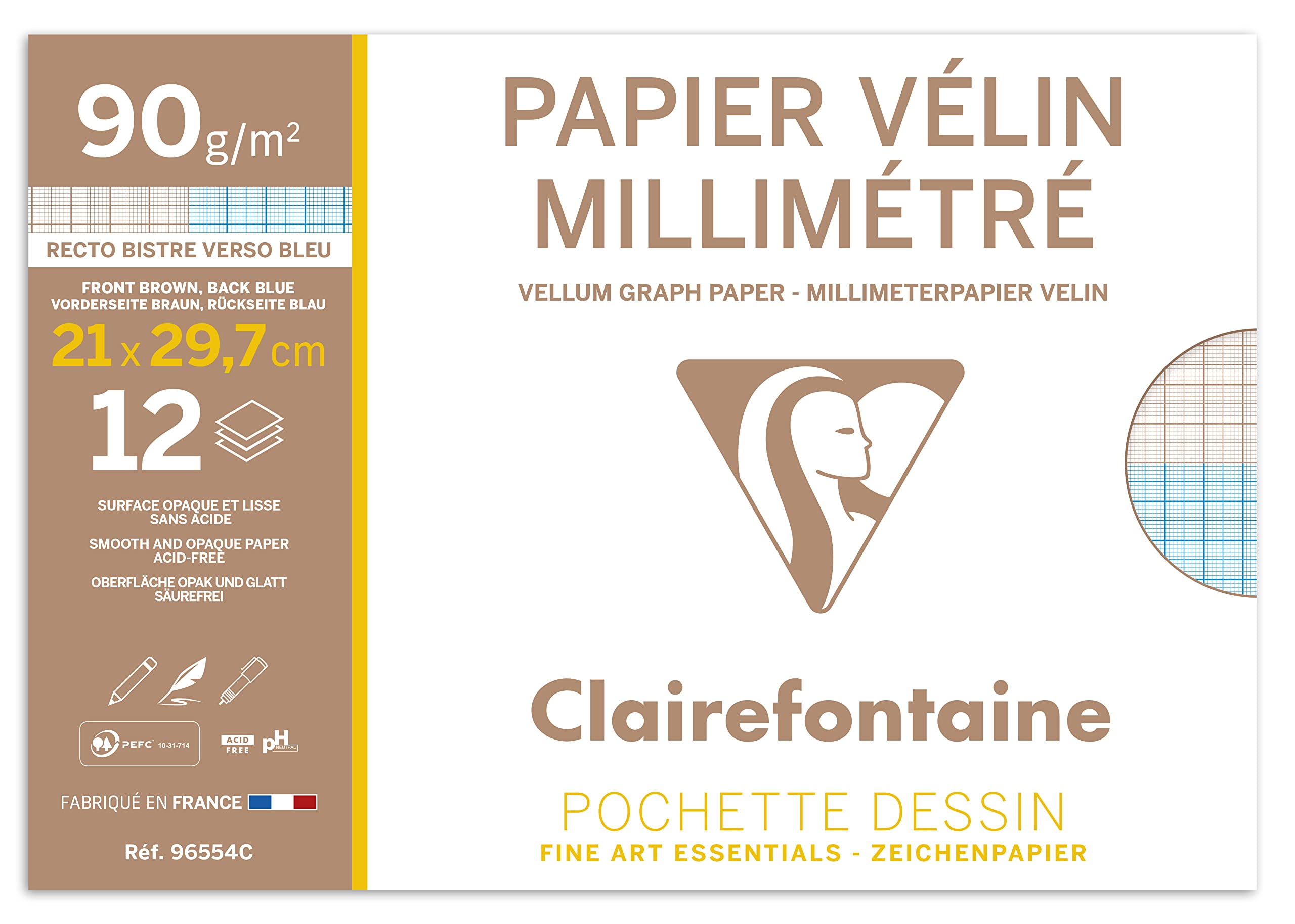 clairefontaine-painton-pochette-millim-tr-perfor-a4-12-feuilles-90g image 7