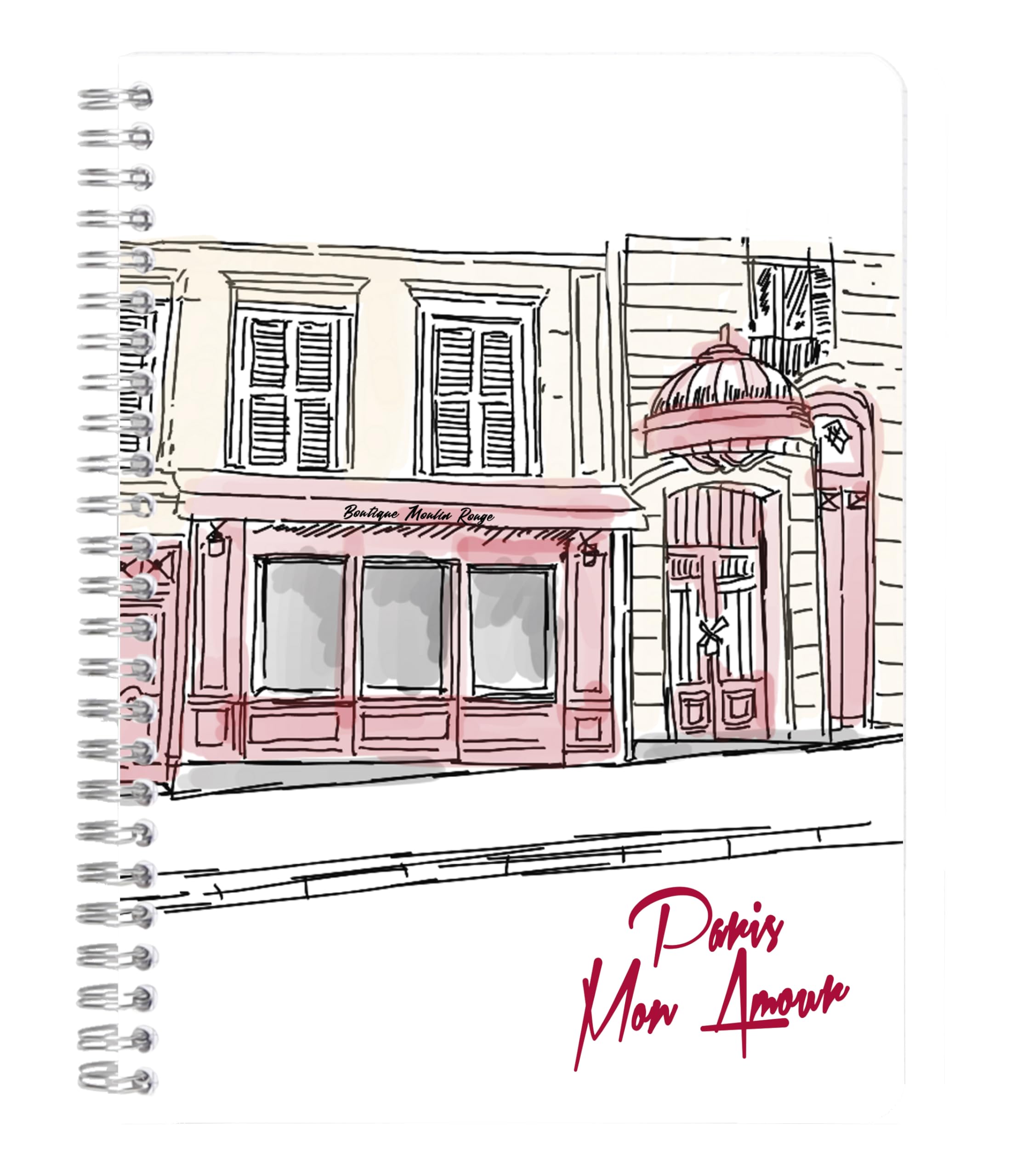 clairefontaine-moulin-rouge-carnet-spirale-a5-148p-lign image 2
