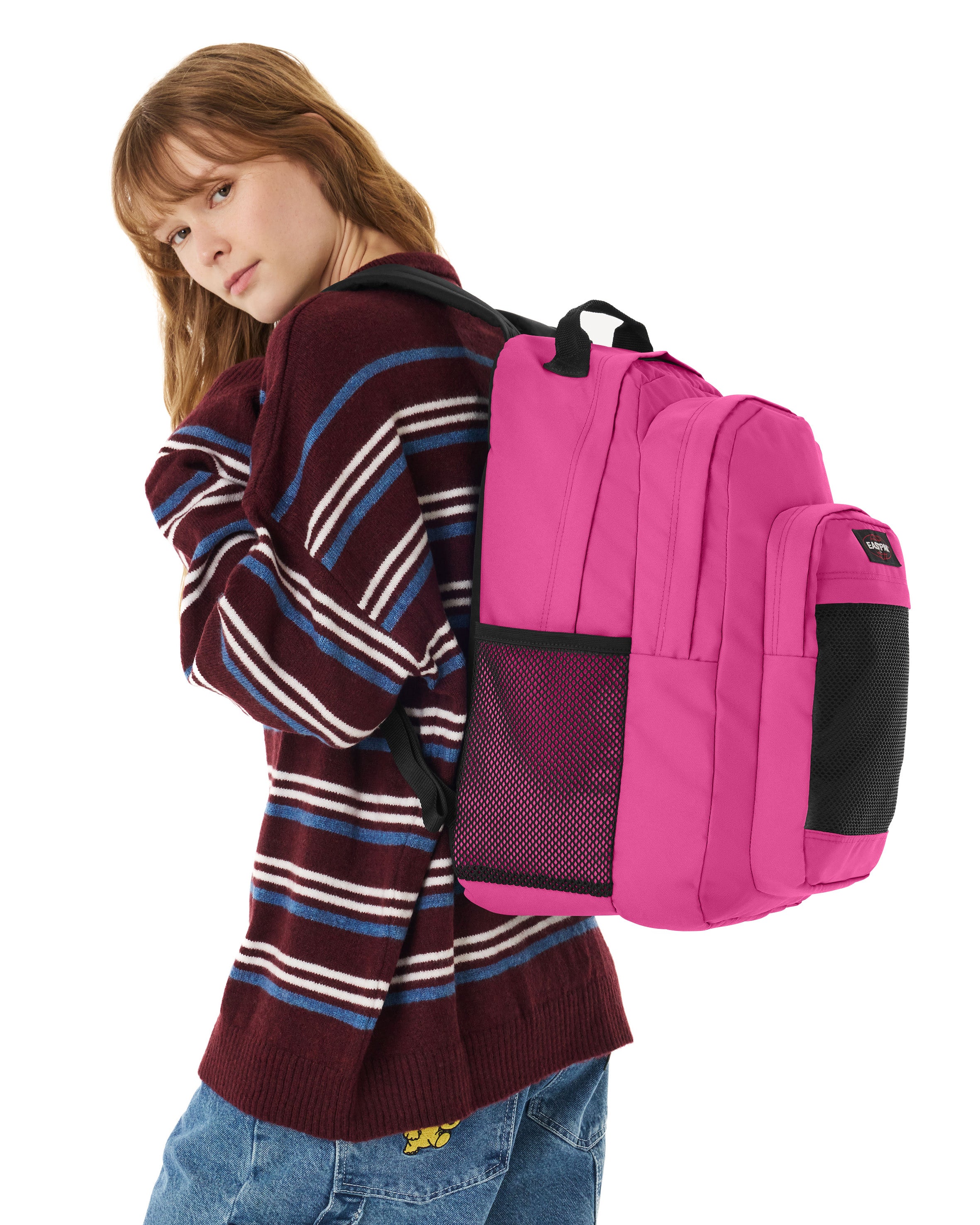 eastpak-study-buddy-sac-dos-fuchsia-pink-grand-16-pouces image 2