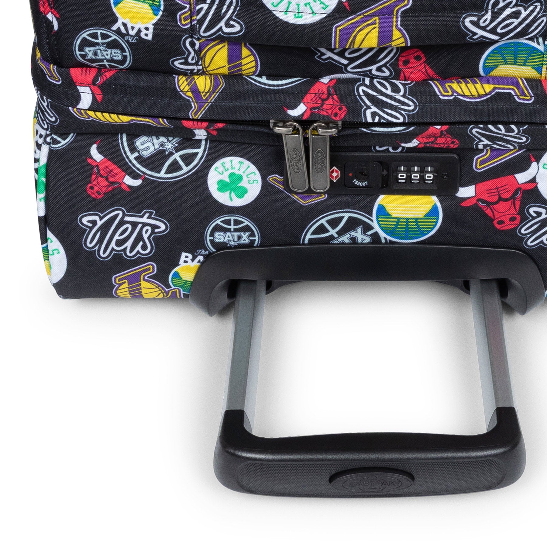 eastpak-transit-r-l-valise-nba-team-pattern-noire-tsa image 5