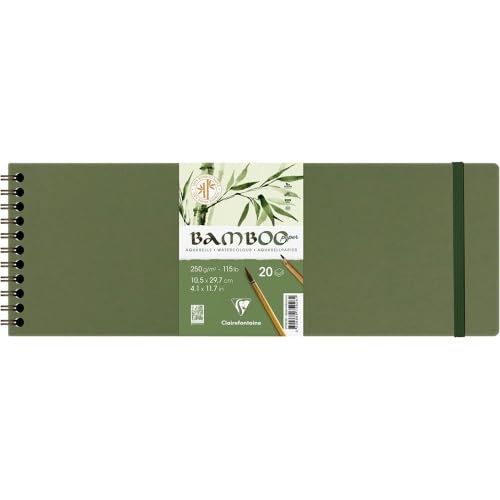 clairefontaine-painton-album-aquarelle-bamboo-29-7x10-5-lot-de-4 image 1