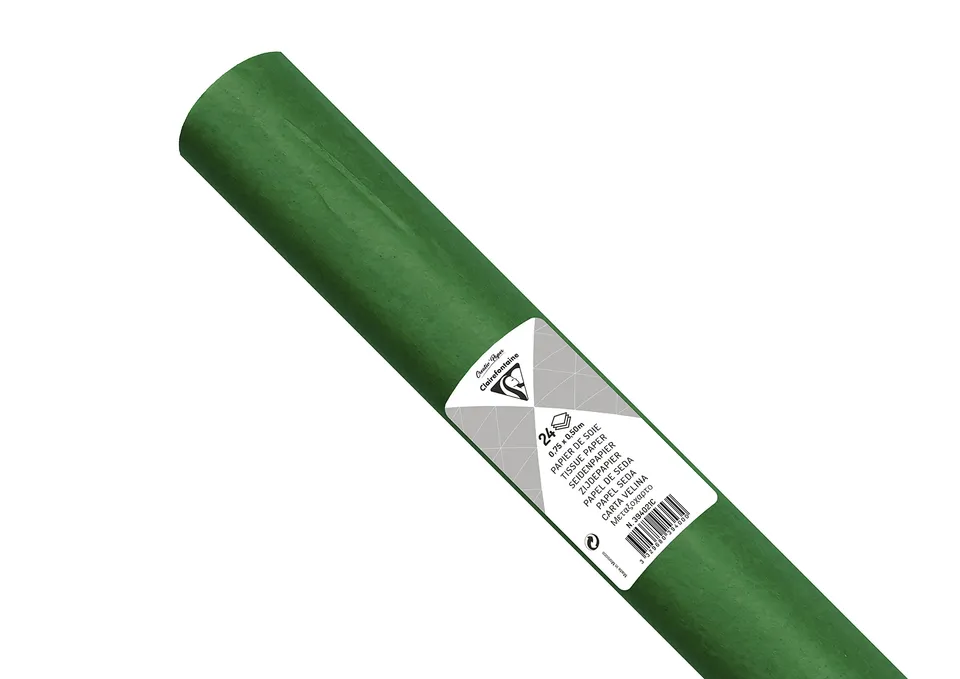 clairefontaine-tulip-paper-soie-vert-pr-50x75-24-feuilles image 1