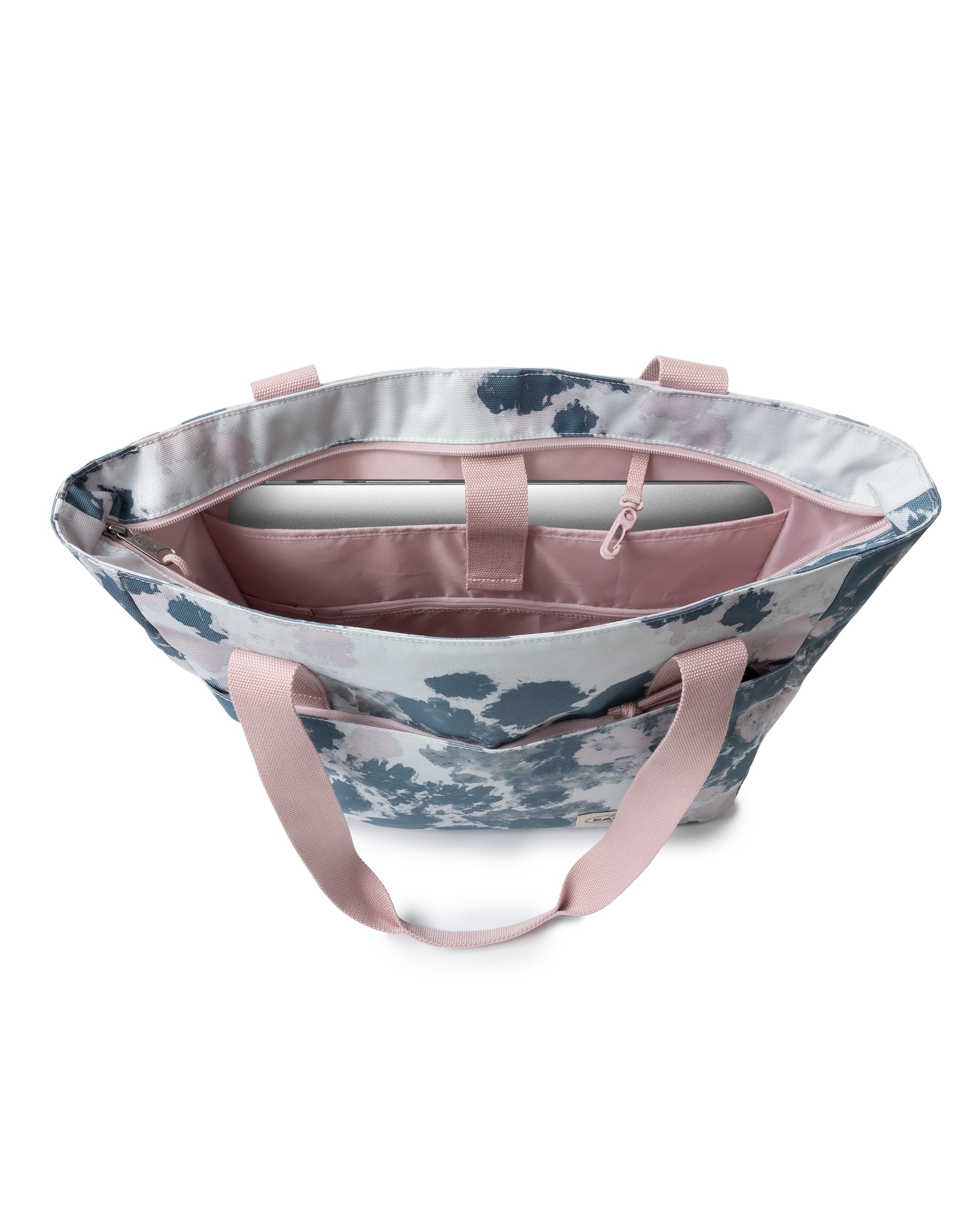 eastpak-carry-tote-sac-cabas-washed-pink-16-pouces image 2