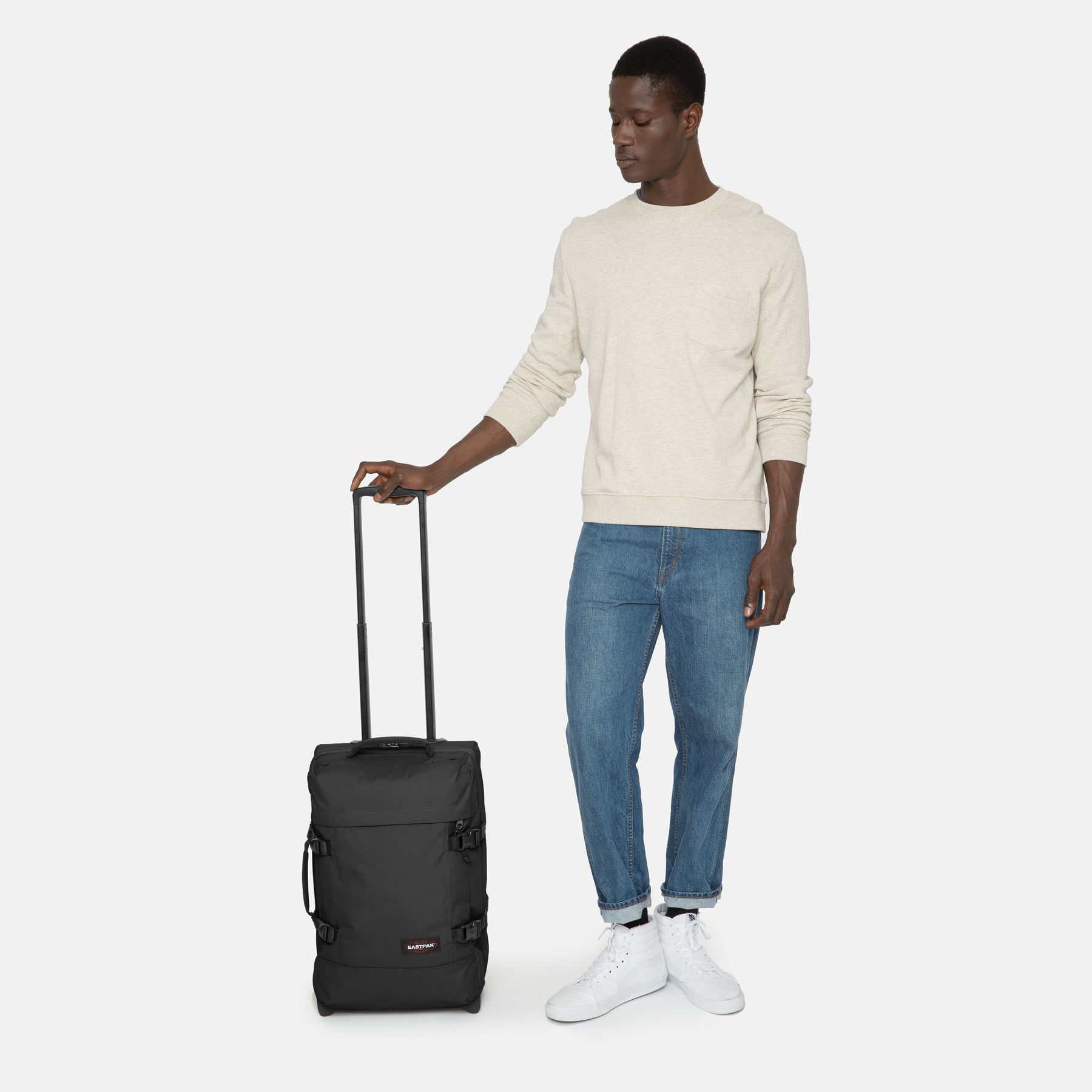 eastpak-tranverz-s-valise-cabine-black-souple image 4