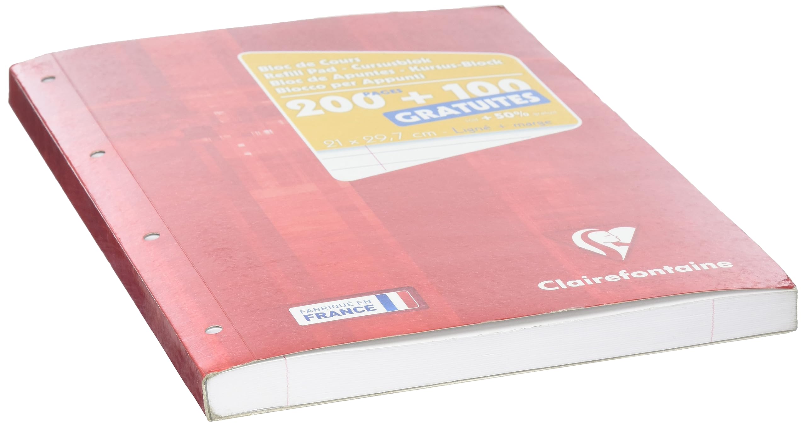 clairefontaine-65818c-bloc-cours-a4-300p-lign-perfor-90g image 4