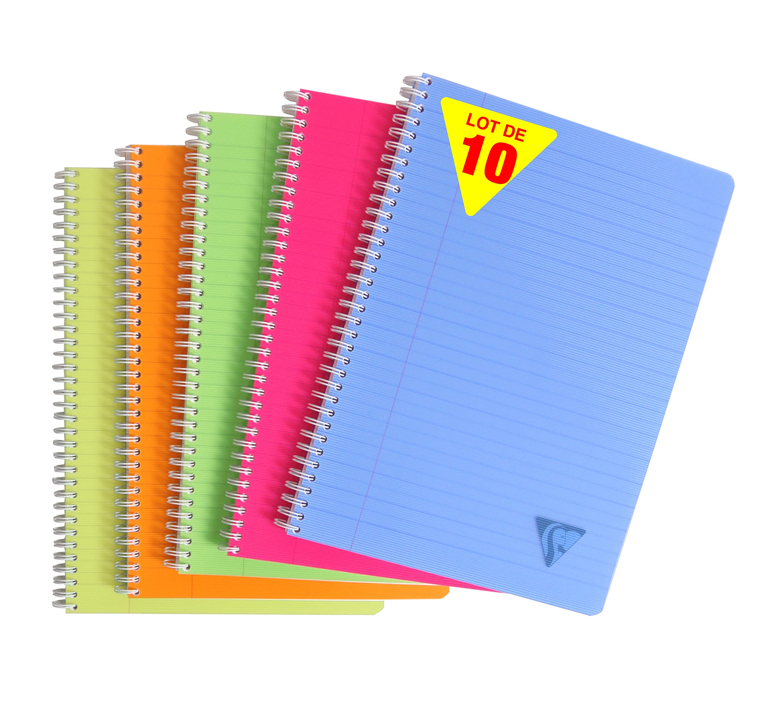 clairefontaine-linicolor-cahier-spirale-a4-100p-lign-marge-90g image 5